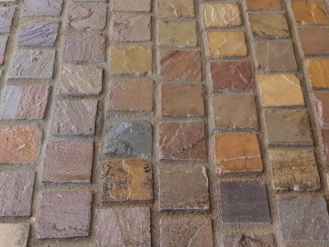 Block paving
